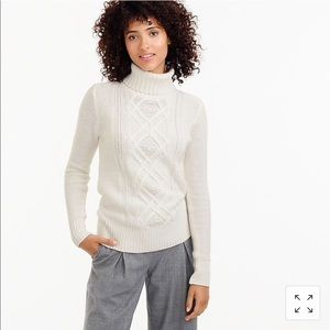 J.Crew Cambridge Cable Sweater